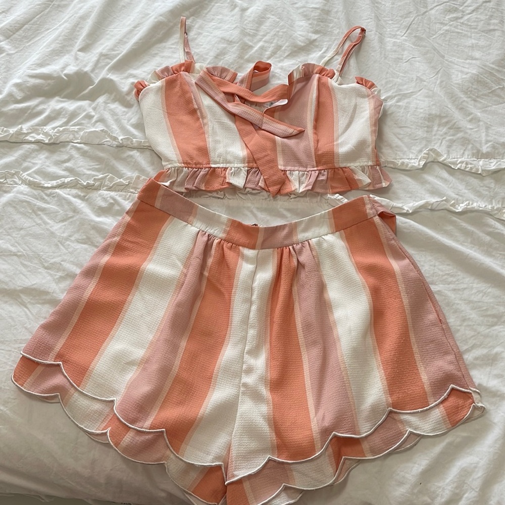 Pink Two Piece Set - Picture 2 of 4